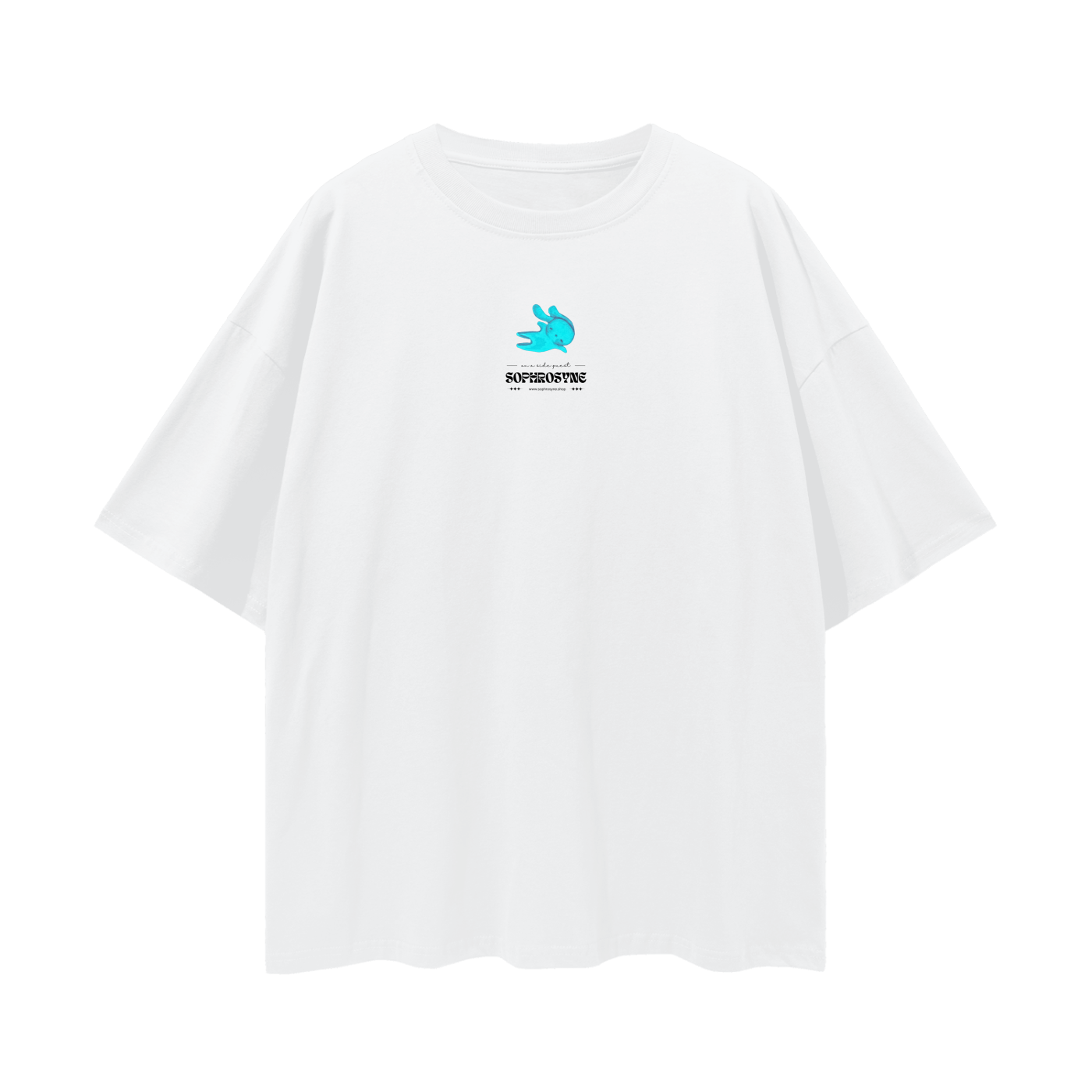 Soul Rabbit - Oversized style T-shirt / black