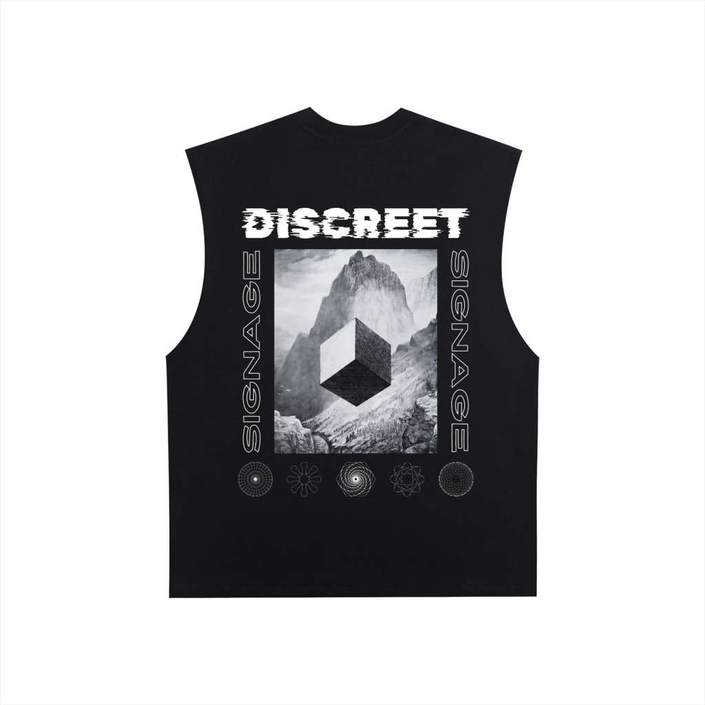 Discreet Cotton Tank Tee