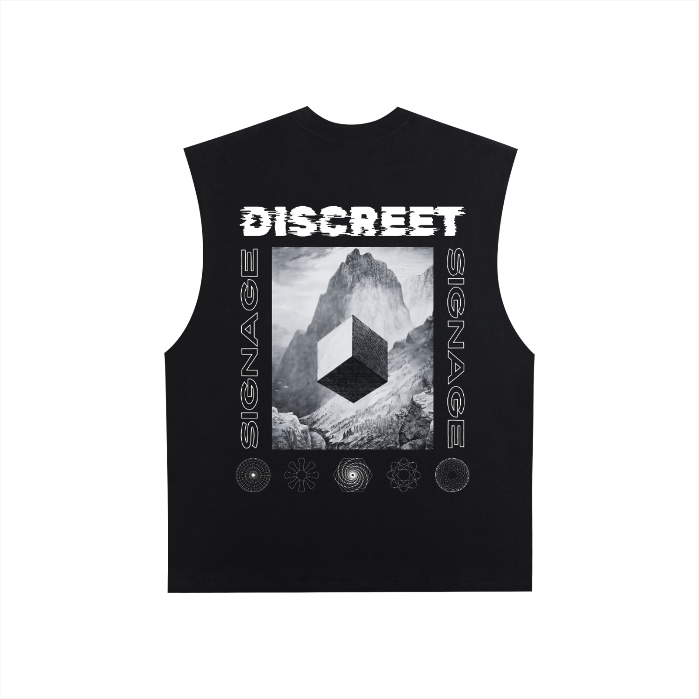 Discreet Cotton Tank Tee