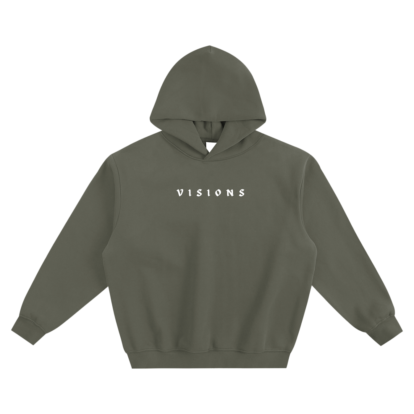 VISIONS - Fleeced Boxy Hoodie