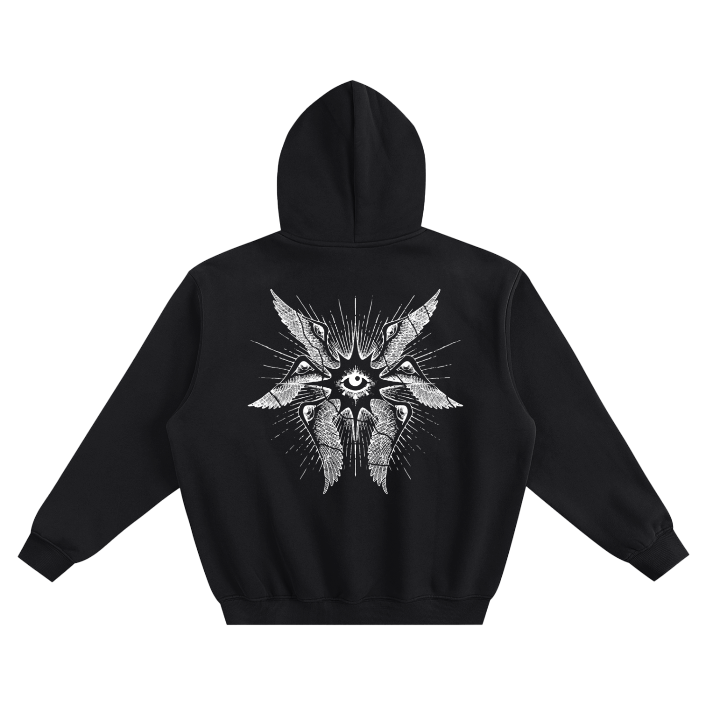 VISIONS - Fleeced Boxy Hoodie