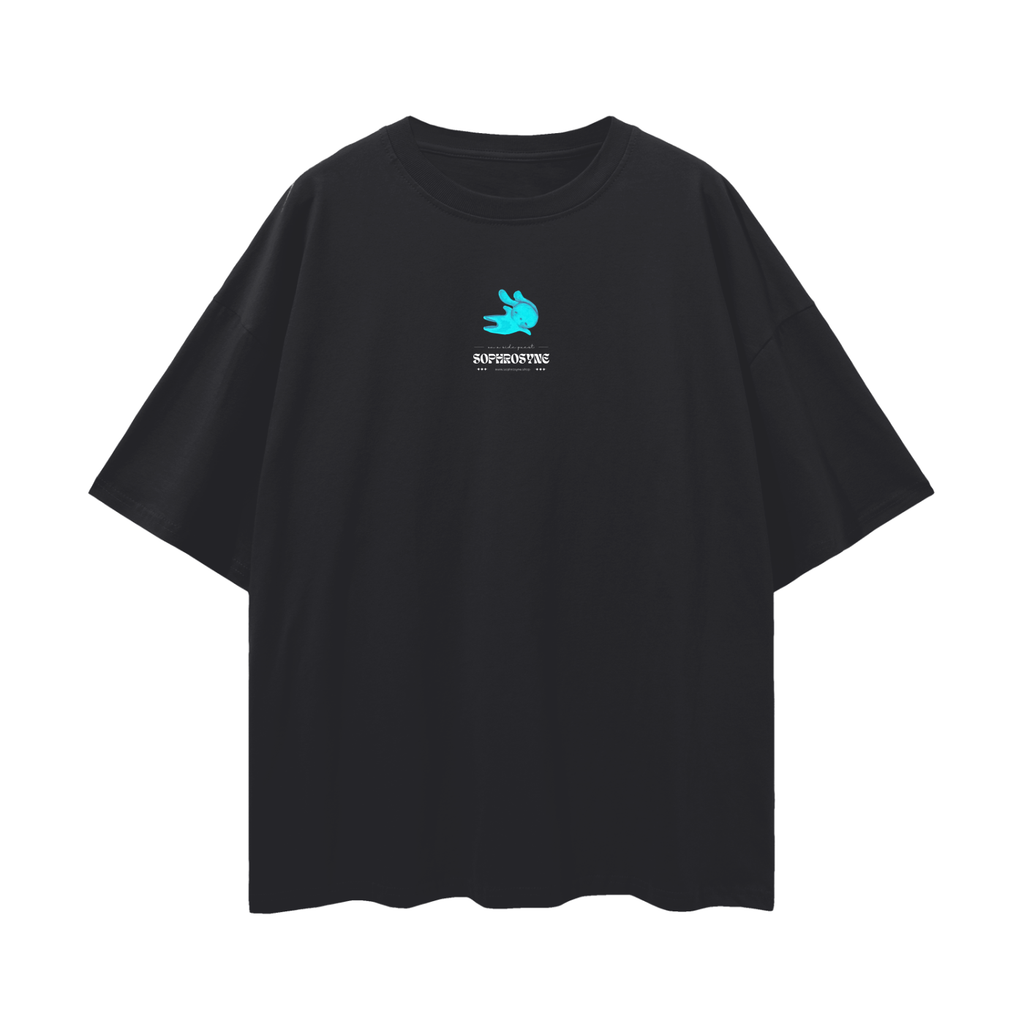 Soul Rabbit - Oversized style T-shirt / black