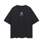 Soul Rabbit - Oversized style T-shirt / black