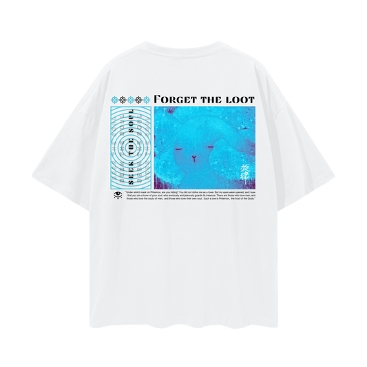 Soul Rabbit - Oversized style T-shirt / black